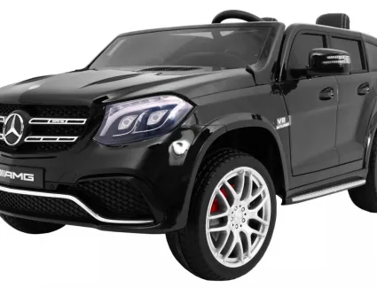 Mercedes AMG GLS63 Czarny dla dwójki dzieci