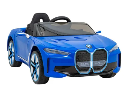 Autko BMW i4 niebieski