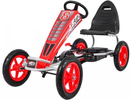 GOKART FULL AHEAD AIR NA PEDAŁY czerwony