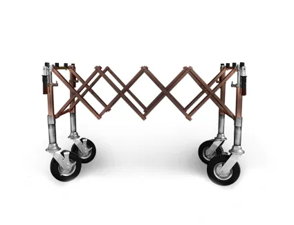 Wózek nożycowy podwyższony brązowy