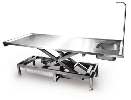 Stół balsamacyjny elektryczny ze zlewem