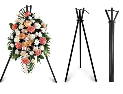 Stojak na kwiaty - 160cm, czarny