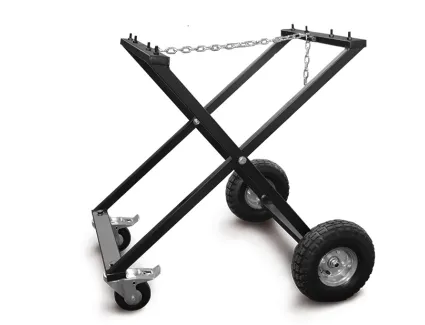 Wózek terenowy do transportu trumien