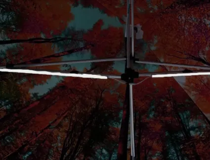 Oświetlenie LED do namiotów pogrzebowych (dwie listwy + zasilacz 230V)