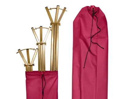 Pokrowiec na stojaki na kwiaty duży bordo