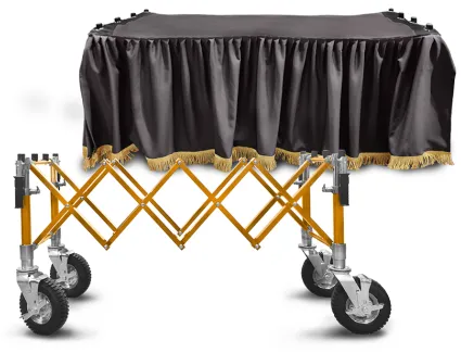 Zestaw: Wózek nożycowy STANDARD + Kir  z frędzlami