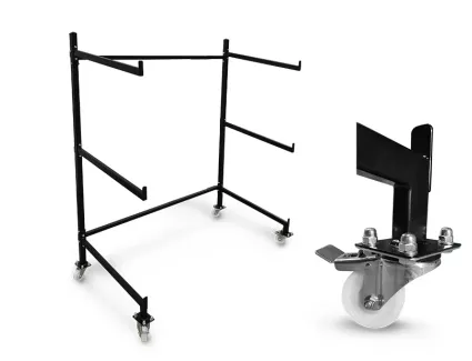 Regał na 3 trumny z kółkami