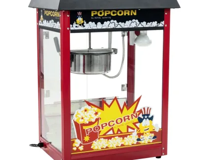 MASZYNA DO POPCORNU z czarnym daszkiem