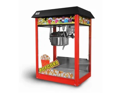 URZĄDZENIE MASZYNA DO POPCORNU Z CZARNYM DASZKIEM
