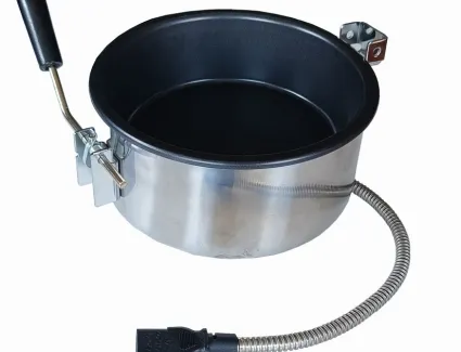 GARNEK DO POPCORNU  z pokrywą teflonową