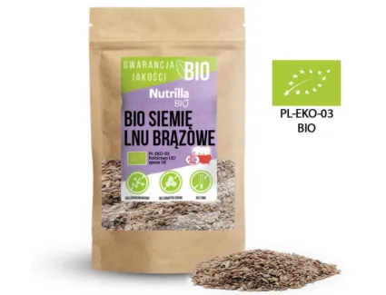 Len Brązowy 300g BIO