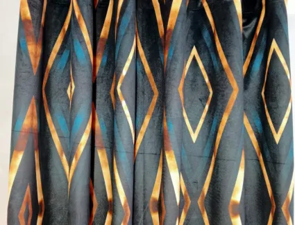 Zasłona welurowa Diament