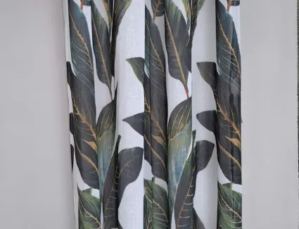 Zasłona Liście zielone