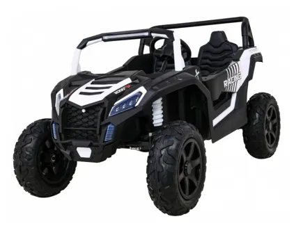 BUGGY ATV STRONG RACING DLA 2 DZIECI BIAŁY + SILNIK BEZSZCZOTKOWY